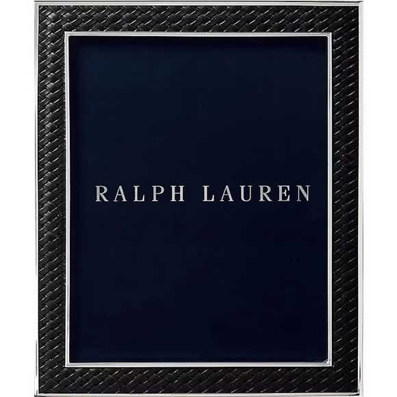 Ralph Lauren Black and Silver Textured Frame